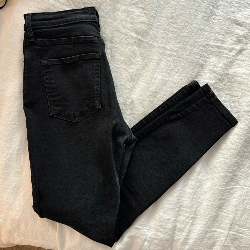 Everlane Black High Rise Skinny Jeans